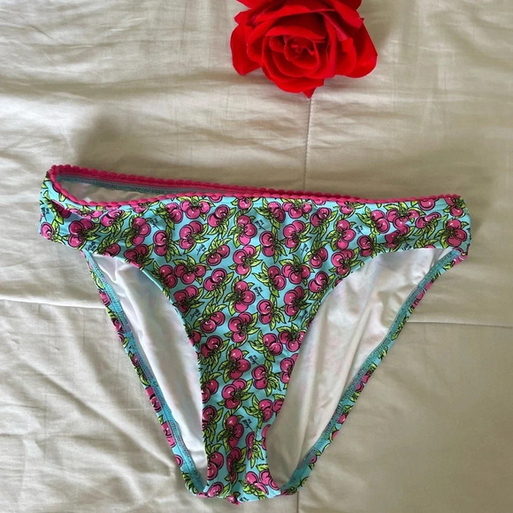 Betsey Johnson cherry bikini bottom - Picture 1 of 7